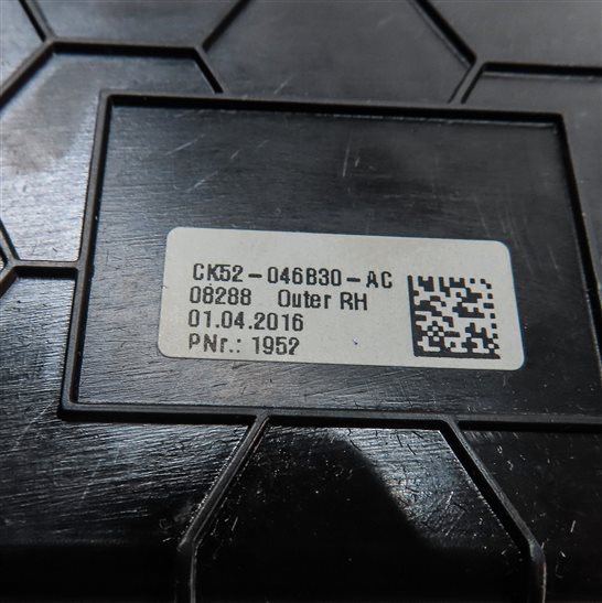 Thumbnail 7: 16 RANGE ROVER (L405) FRONT RIGHT PASSENGER DASH HEAT AIR AC VENT (GRAY / BLACK)