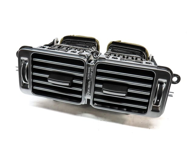 16 LAND RANGE ROVER L405 FRONT CENTER DASH HEAT AIR AC DUAL VENT (GRAY / BLACK)