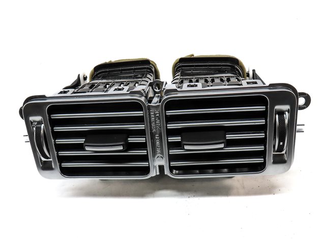 Thumbnail 2: 16 LAND RANGE ROVER L405 FRONT CENTER DASH HEAT AIR AC DUAL VENT (GRAY / BLACK)