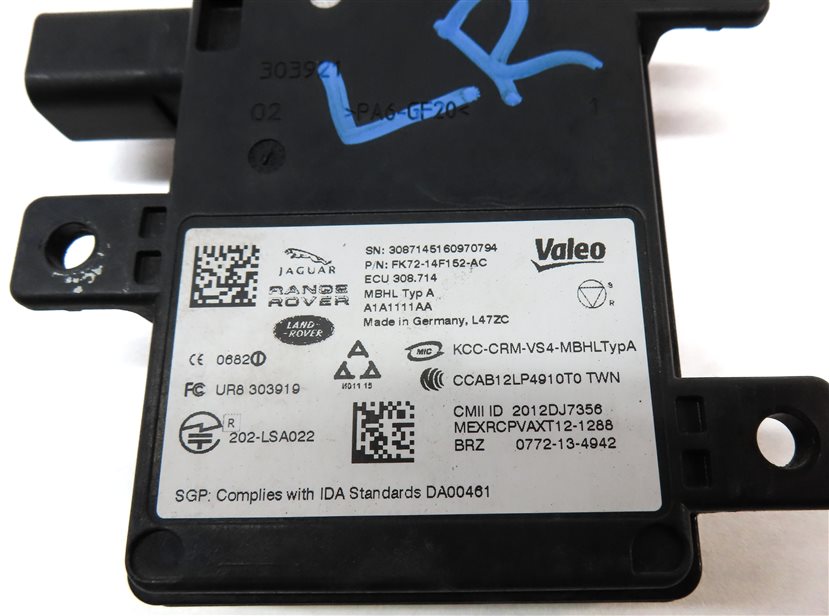 Thumbnail 4: 2016 LAND RANGE ROVER (L405) REAR LEFT BLIND SPOT ASSIST RADAR SENSOR MODULE