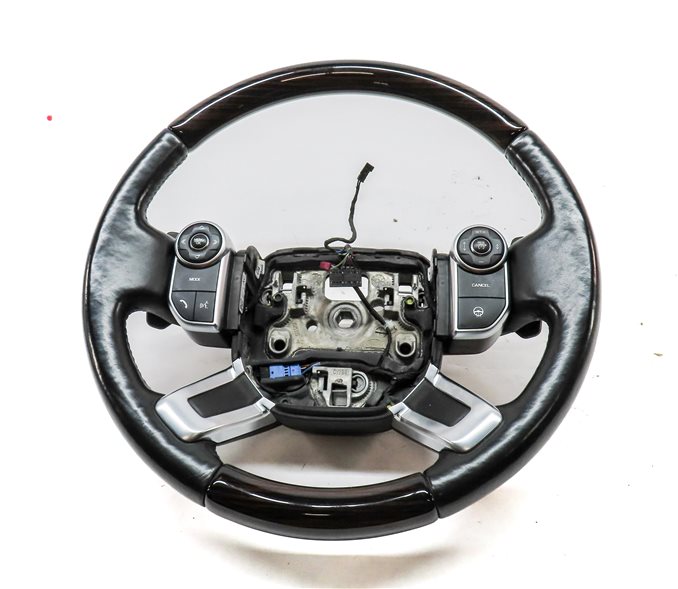 Thumbnail 2: 13-22 RANGE ROVER (L405) HEATED STEERING WHEEL w/ PADDLE & SWITCHES (BLACK WOOD)