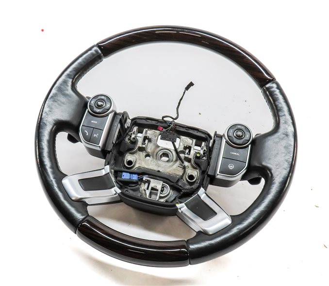 Thumbnail 3: 13-22 RANGE ROVER (L405) HEATED STEERING WHEEL w/ PADDLE & SWITCHES (BLACK WOOD)