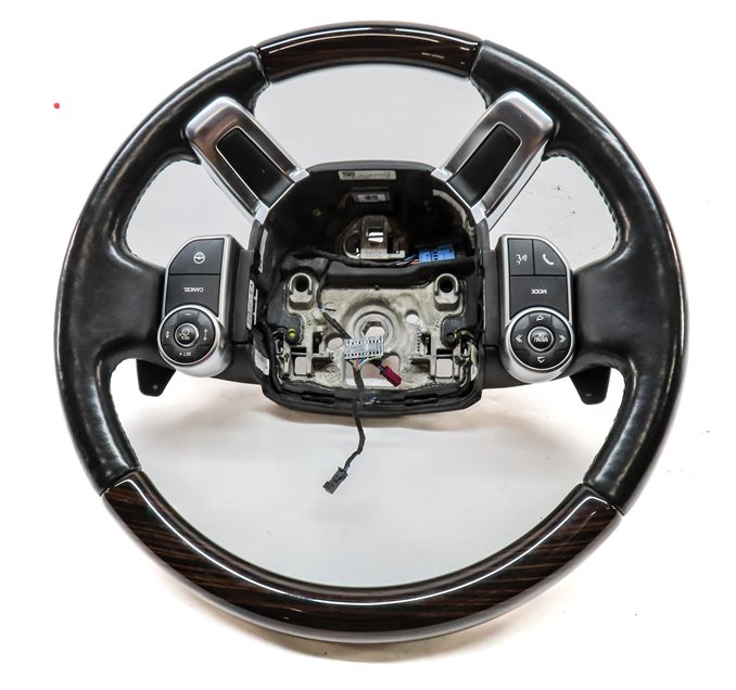Thumbnail 4: 13-22 RANGE ROVER (L405) HEATED STEERING WHEEL w/ PADDLE & SWITCHES (BLACK WOOD)