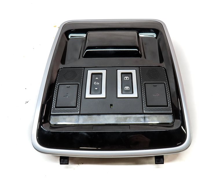 Thumbnail 2: 2016 LAND RANGE ROVER (L405) FRONT OVERHEAD DOME LIGHT LAMP w/SWITCHES (BLACK)