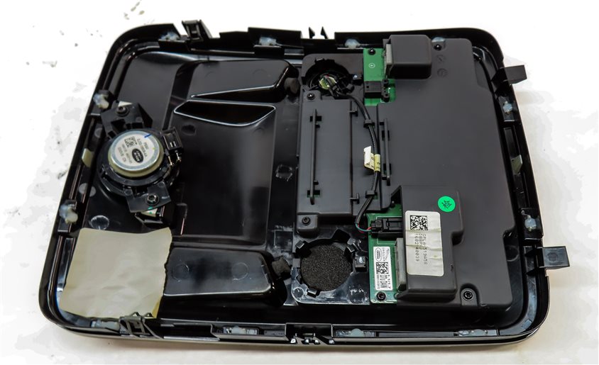 Thumbnail 5: 2016 LAND RANGE ROVER (L405) FRONT OVERHEAD DOME LIGHT LAMP w/SWITCHES (BLACK)