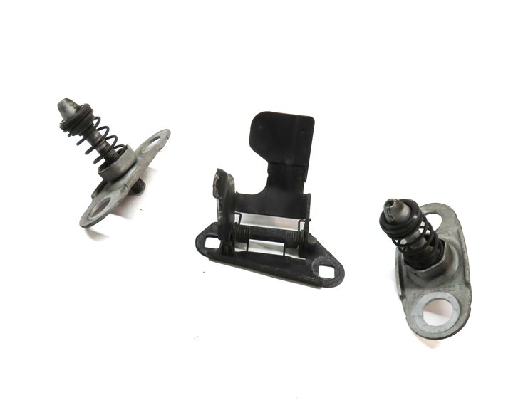 2008 LAND RANGE ROVER (L322) FRONT HOOD BONNET LID SAFETY HOOK CATCH LATCH SET/3