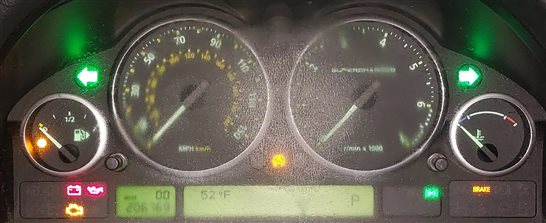 Thumbnail 2: 07-09 RANGE ROVER (L322) 4.2L SPEEDOMETER INSTRUMENT GAUGE CLUSTER MPH (206k)