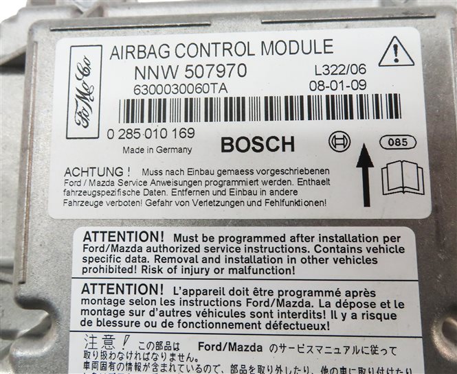 Thumbnail 4: 2007-2009 RANGE ROVER (L322) SRS BAG CONTROL MODULE