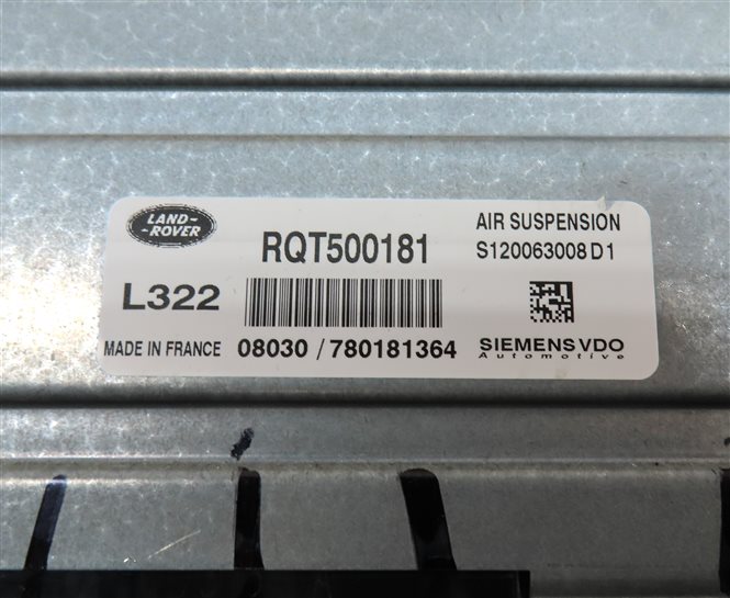 Thumbnail 4: 2007-2009 RANGE ROVER (L322) AIR SUSPENSION COMPRESSOR PUMP CONTROL MODULE