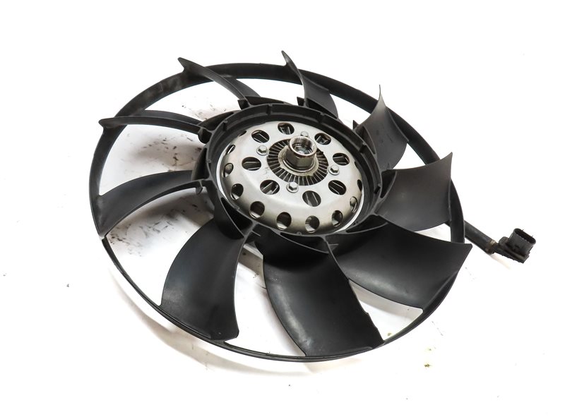 Thumbnail 3: 06-09 RANGE ROVER L322 ENGINE RADIATOR COOLING FAN CONDENSER ASSEMBLY w/MOTOR