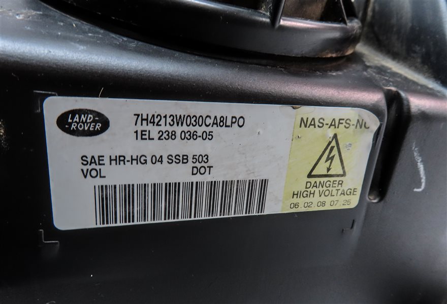 Thumbnail 9: 2006-2009 RANGE ROVER (L322) LEFT HID XENON ADAPTIVE AFS HEADLIGHT LIGHT LAMP
