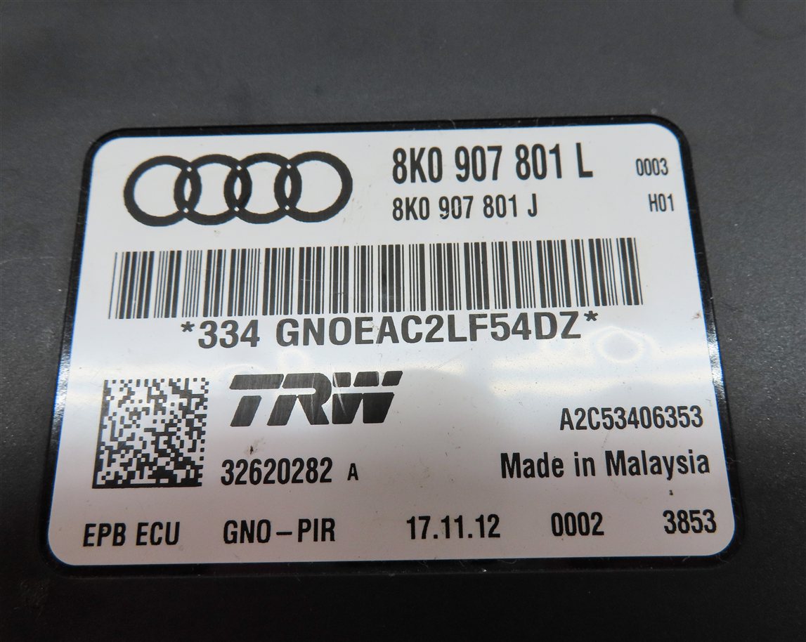 Thumbnail 10: 2013 AUDI A4 S4 (B8 8K) EMERGENCY HILL ELECTRONIC PARKING BRAKE CONTROL MODULE
