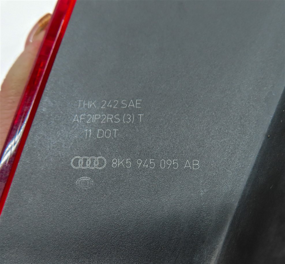Thumbnail 11: 2013-2016 AUDI A4 S4 (B8 8K) RIGHT PASSENGER REAR TAILLIGHT BRAKE LIGHT LAMP