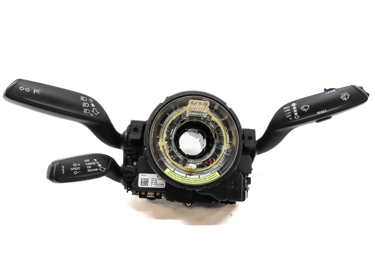 Thumbnail 2: 2013 AUDI A4 (B8 8K) COLUMN TURN CRUISE WIPER COMBINATION SWITCH w/CLOCKSPRING