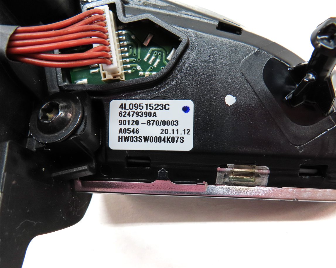 Thumbnail 9: 2013 AUDI A4 (B8 8K) STEERING WHEEL MEDIA NAVI PHONE CONTROL SWITCHES w/TRIM