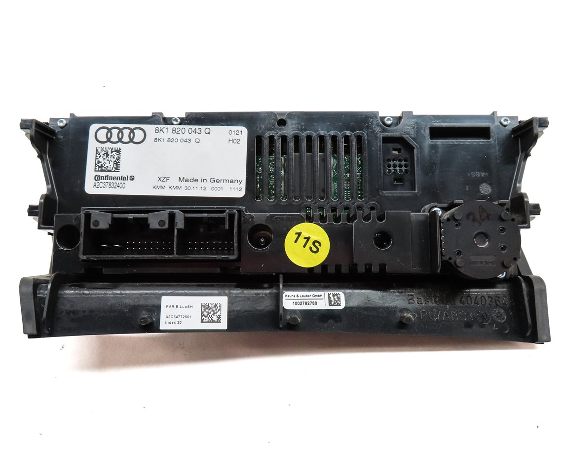 Thumbnail 6: 13-17 AUDI A4 A5 Q5 S4 RS5 S5 SQ5 (B8 8K 8T 8R) HEATER A/C TEMPERATURE CONTROL