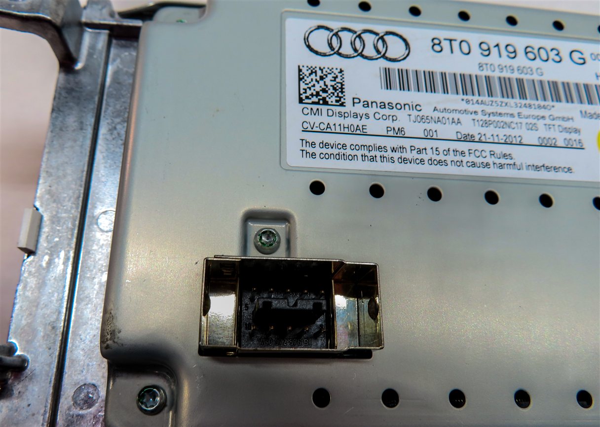 Thumbnail 11: 2009-2017 AUDI A4 S4 A5 S5 Q5 (B8 8K 8T 8R) RADIO STEREO MEDIA DISPLAY SCREEN