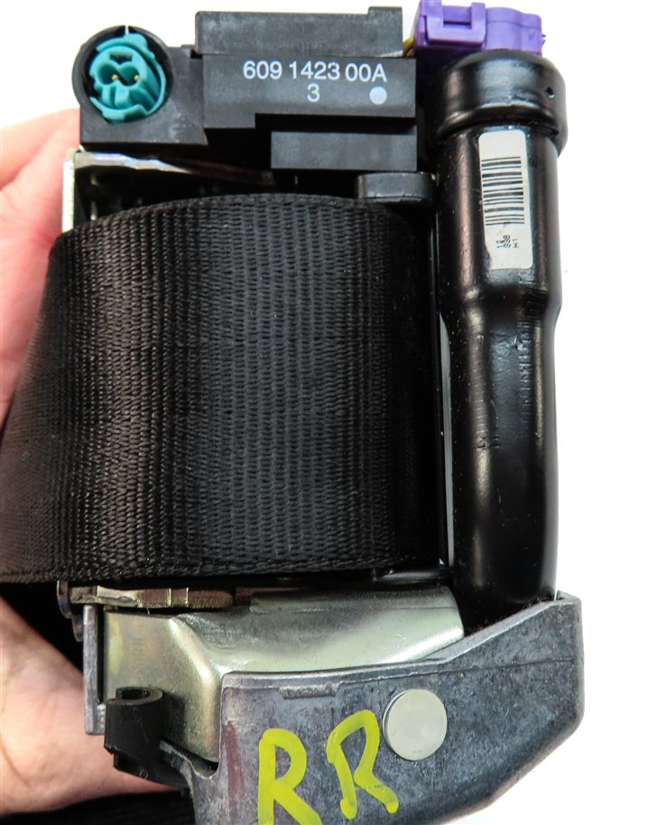 Thumbnail 13: 2013 AUDI A4 (B8 8K) REAR RIGHT SEAT SEATBELT BELT RETRACTOR (BLACK)