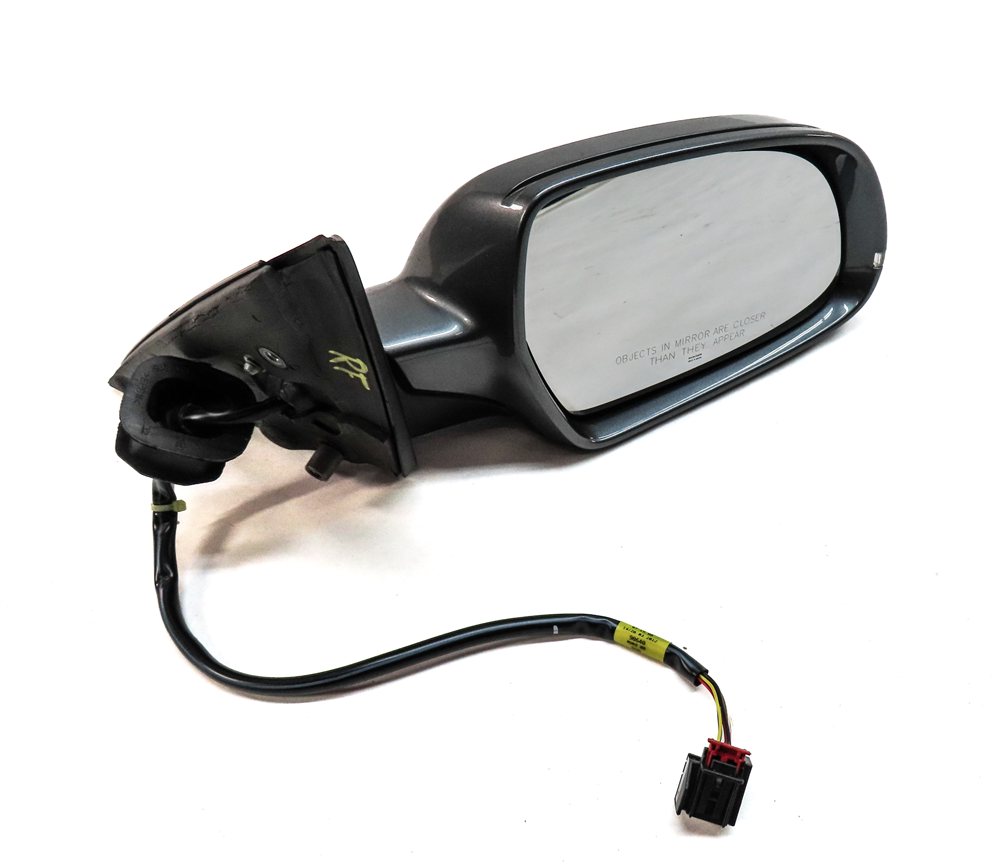 2010-2016 AUDI A4 (B8 8K) RIGHT FRONT PASSENGER HEATED DOOR MIRROR (GRAY)