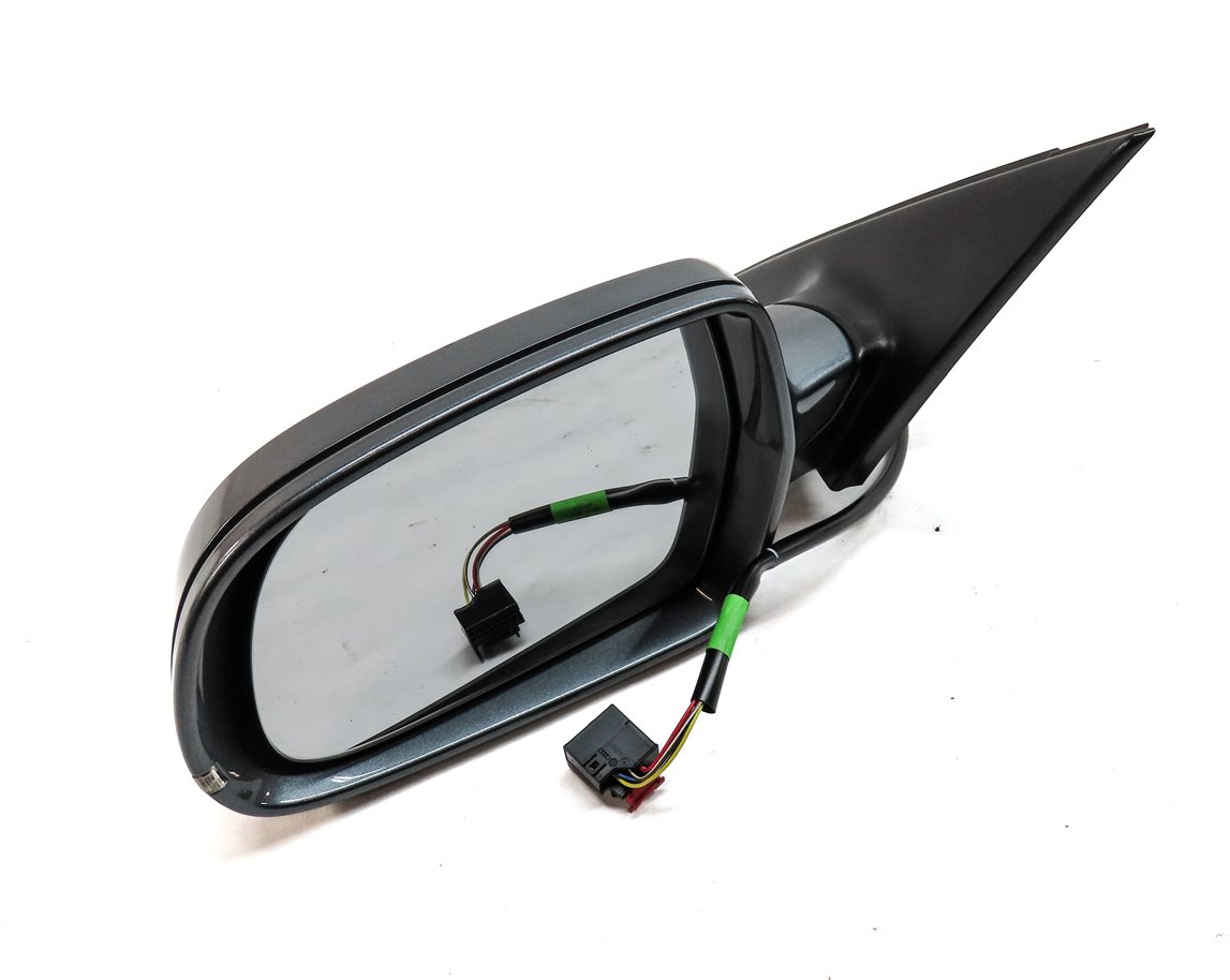2010-2016 AUDI A4 (B8 8K) LEFT FRONT DRIVER HEATED DOOR MIRROR (GRAY)