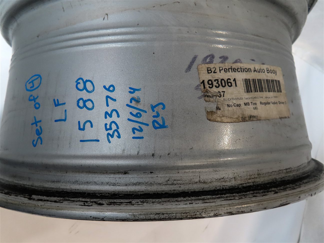 Thumbnail 11: 2013-2016 AUDI A4 (B8 8K) 17x8 ALUMINUM ALLOY 10-SPOKE WHEEL RIM SET/4