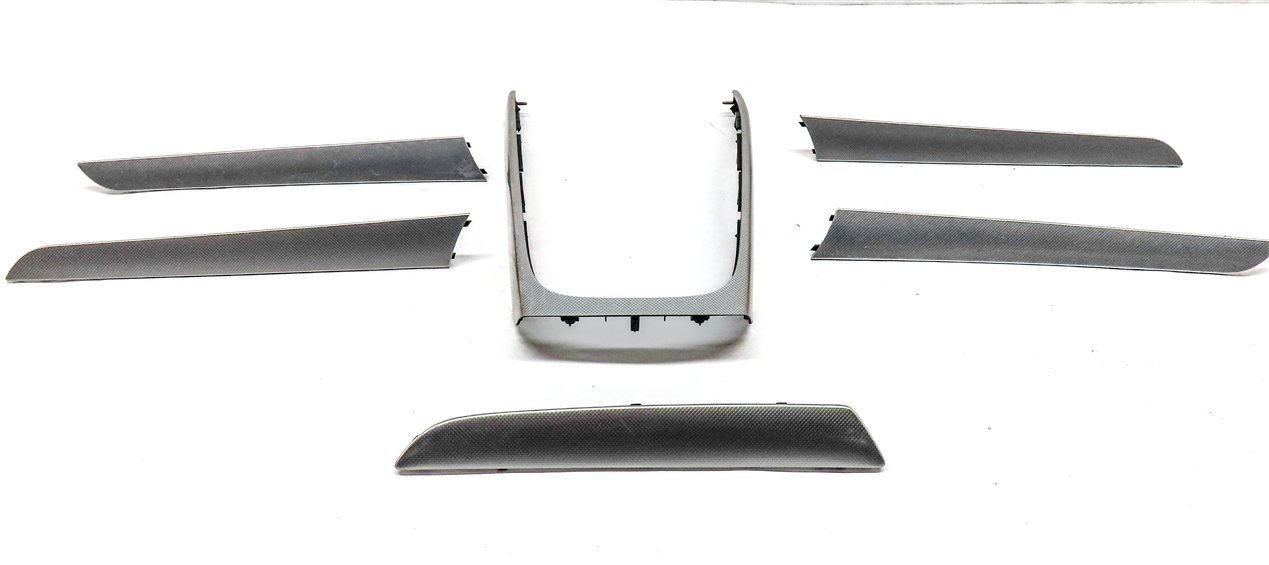 Thumbnail 2: 2013 AUDI A4 (B8 8K) INTERIOR DASH CONSOLE FRONT & REAR DOOR TRIM SET (ALUMINUM)