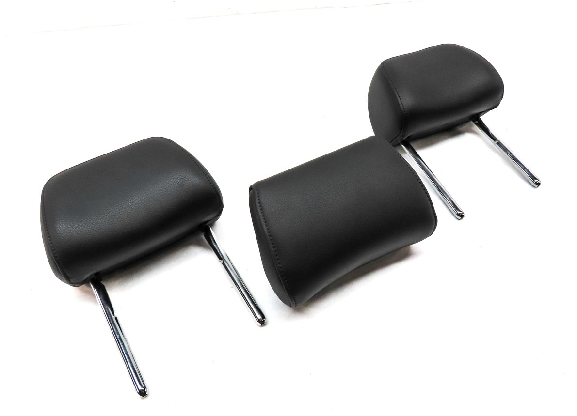 13-16 A4 S4 12-18 A6 S6 C7 B8 REAR LEFT RIGHT CENTER SEAT HEADREST SET/3 (BLACK)