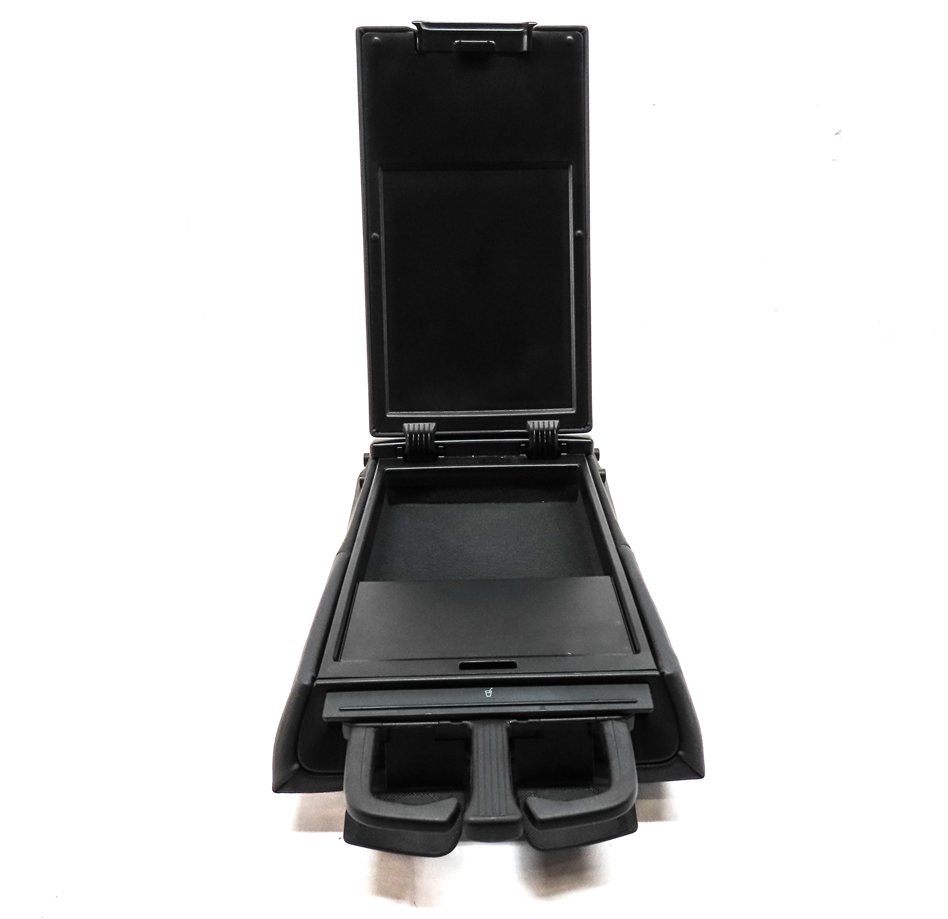 Thumbnail 2: 2013 AUDI A4 (B8 8K) REAR CENTER SEAT BACK CONSOLE ARMREST w/ CUPHOLDER (BLACK)