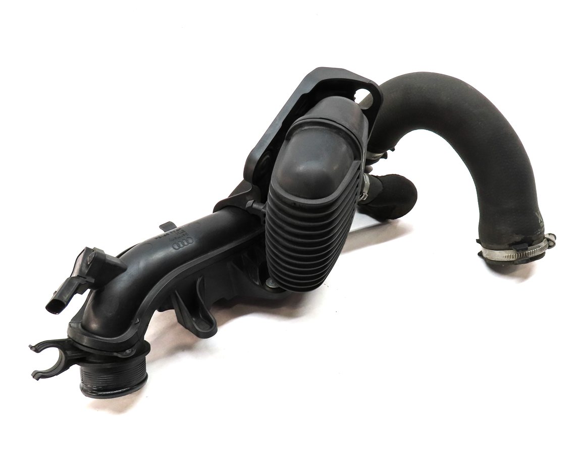 13 AUDI A4 B8 8K 2.0L TURBO ENGINE INTERCOOLER PRESSURE HOSE PIPE w/ MAP SENSOR