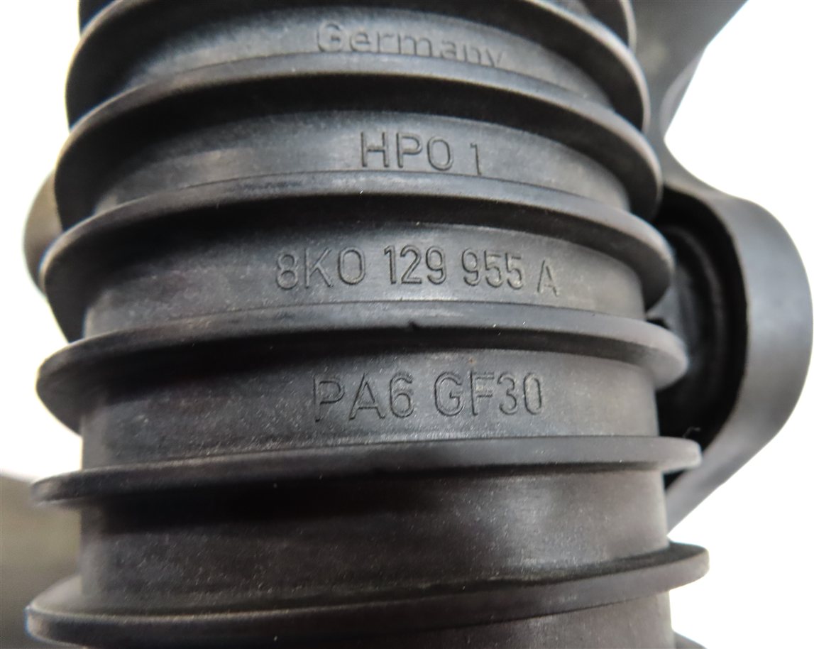 Thumbnail 13: 13 AUDI A4 B8 8K 2.0L TURBO ENGINE INTERCOOLER PRESSURE HOSE PIPE w/ MAP SENSOR