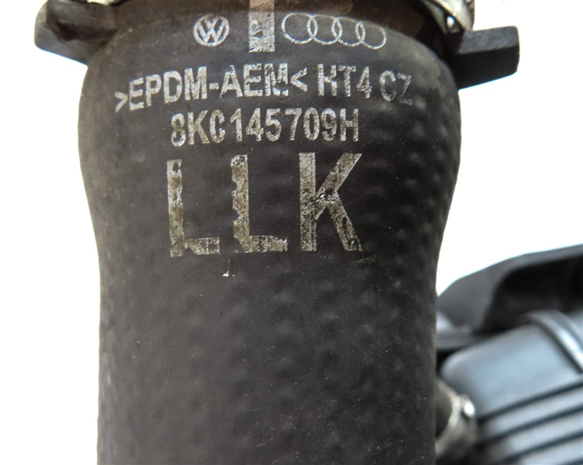 Thumbnail 14: 13 AUDI A4 B8 8K 2.0L TURBO ENGINE INTERCOOLER PRESSURE HOSE PIPE w/ MAP SENSOR