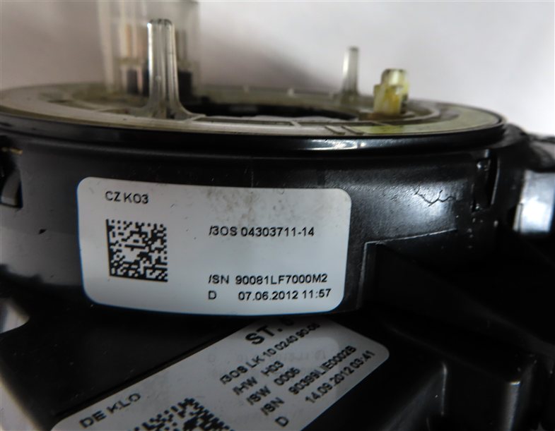 Thumbnail 6: 08-17 AUDI A4 S4 A5 S5 Q5 (B8 8K 8T 8R) SRS CLOCKSPRING CLOCK SPRING SLIP RING