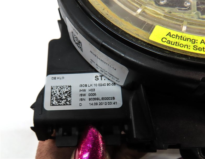 Thumbnail 7: 08-17 AUDI A4 S4 A5 S5 Q5 (B8 8K 8T 8R) SRS CLOCKSPRING CLOCK SPRING SLIP RING