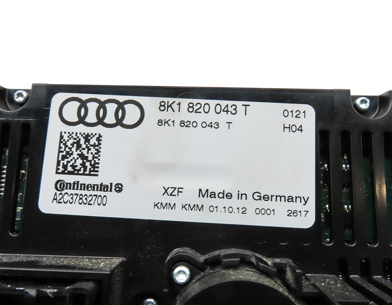 Thumbnail 6: 13-17 AUDI A4 S4 A5 S5 RS5 Q5 SQ5 (B8 8K 8T 8R) HEATER TEMPERATURE CONTROL PANEL