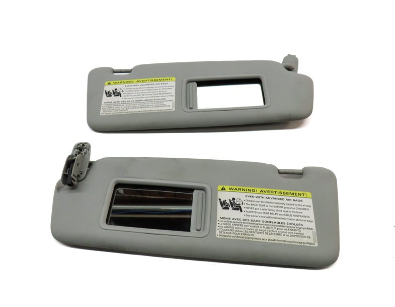 Thumbnail 4: 2013-2016 AUDI Q5 SQ5 (B8 8R) FRONT LEFT & RIGHT SUNVISOR SUN SHADE SET(GRAY)