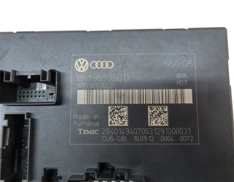 Thumbnail 4: 2013 AUDI Q5 (B8 8R) FRONT LEFT DRIVER SEAT CONTROL MODULE