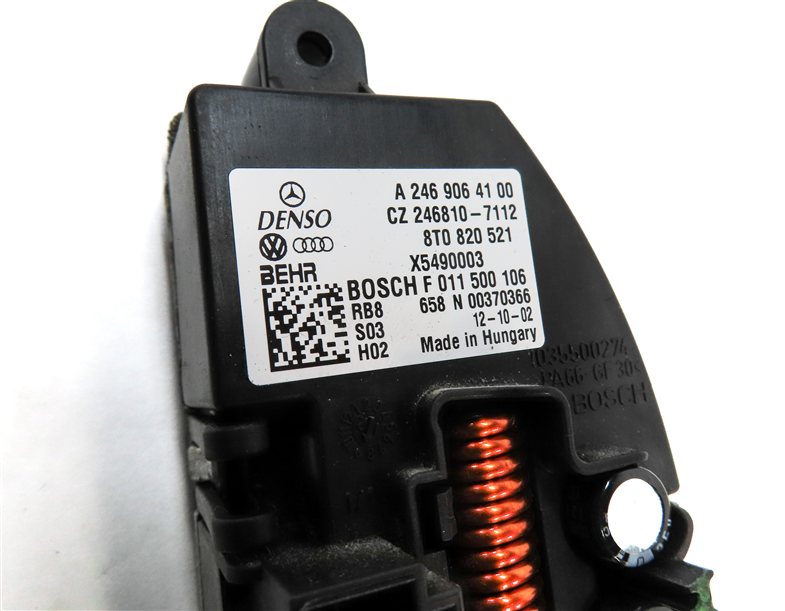 Thumbnail 4: 13-17 AUDI A4 S4 A5 S5 Q5 (B8 8K 8T 8R) FRONT HEATER A/C BLOWER MOTOR RESISTOR