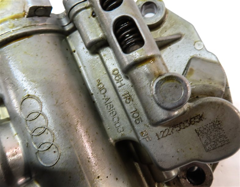 Thumbnail 6: 13 AUDI Q5 (B8 8R) 2.0L TURBO (CPMA) ENGINE MOTOR OIL FLUID PUMP w/ PICK UP TUBE
