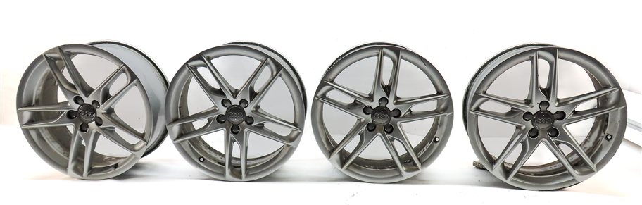 2013-2017 AUDI Q5 (B8 8R) 19x8 ALUMINUM ALLOY 5-SPLIT SPOKE WHEEL RIM SET/4