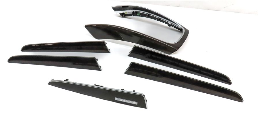 Thumbnail 1: 2013 AUDI Q5 (B8 8R) INTERIOR FRONT REAR DOOR DASH CONSOLE TRIM SET (WALNUT)