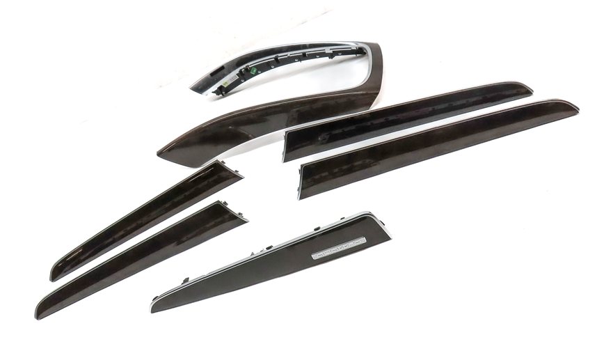Thumbnail 3: 2013 AUDI Q5 (B8 8R) INTERIOR FRONT REAR DOOR DASH CONSOLE TRIM SET (WALNUT)