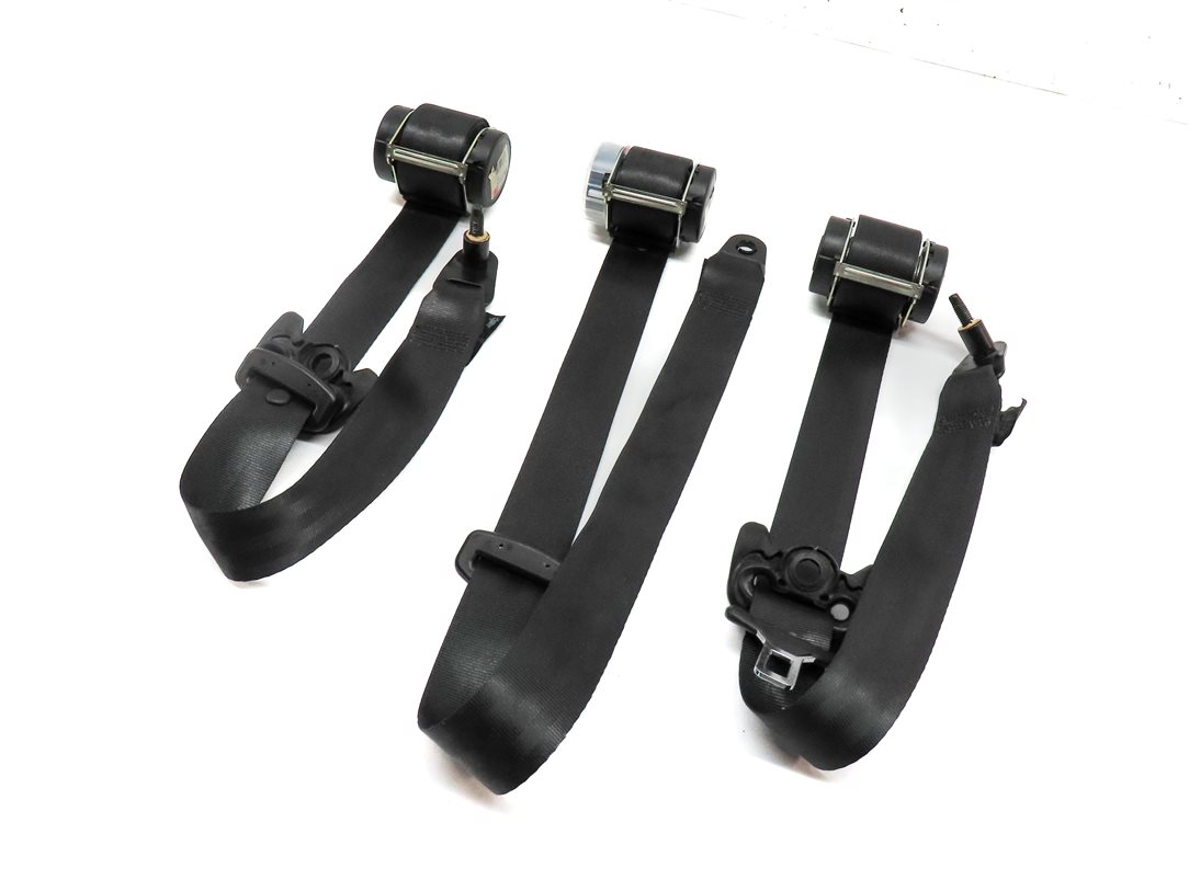 12 LAND ROVER LR4 (L319) REAR 2ND ROW LEFT CENTER RIGHT SEATBELT RETRACTOR SET/3