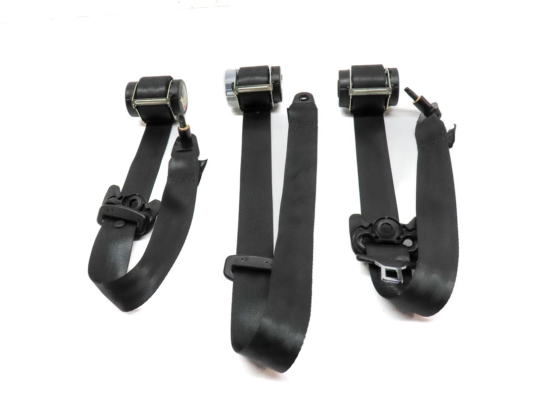 Thumbnail 2: 12 LAND ROVER LR4 (L319) REAR 2ND ROW LEFT CENTER RIGHT SEATBELT RETRACTOR SET/3