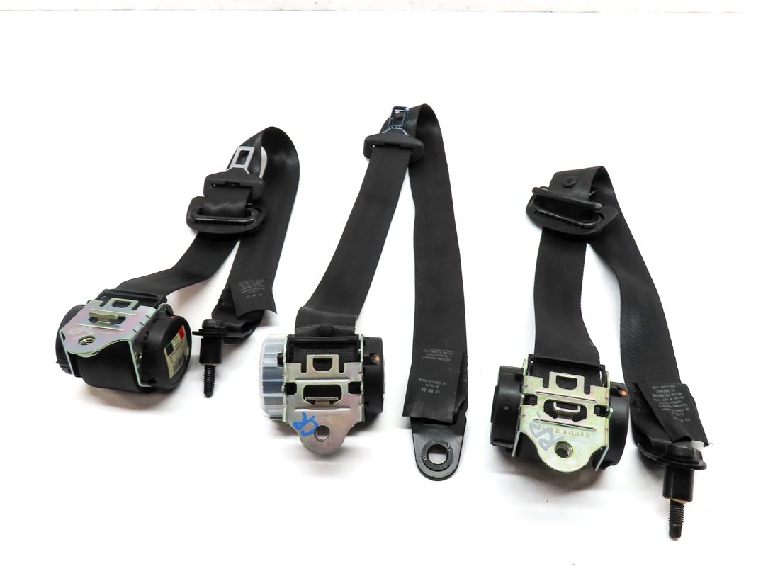 Thumbnail 4: 12 LAND ROVER LR4 (L319) REAR 2ND ROW LEFT CENTER RIGHT SEATBELT RETRACTOR SET/3