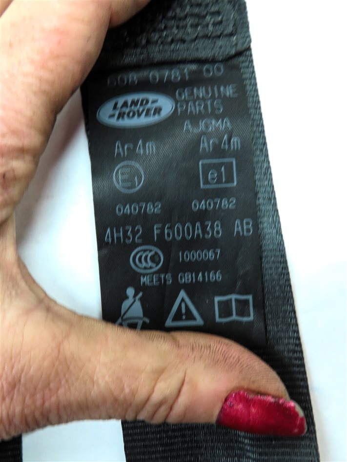 Thumbnail 6: 12 LAND ROVER LR4 (L319) REAR 2ND ROW LEFT CENTER RIGHT SEATBELT RETRACTOR SET/3
