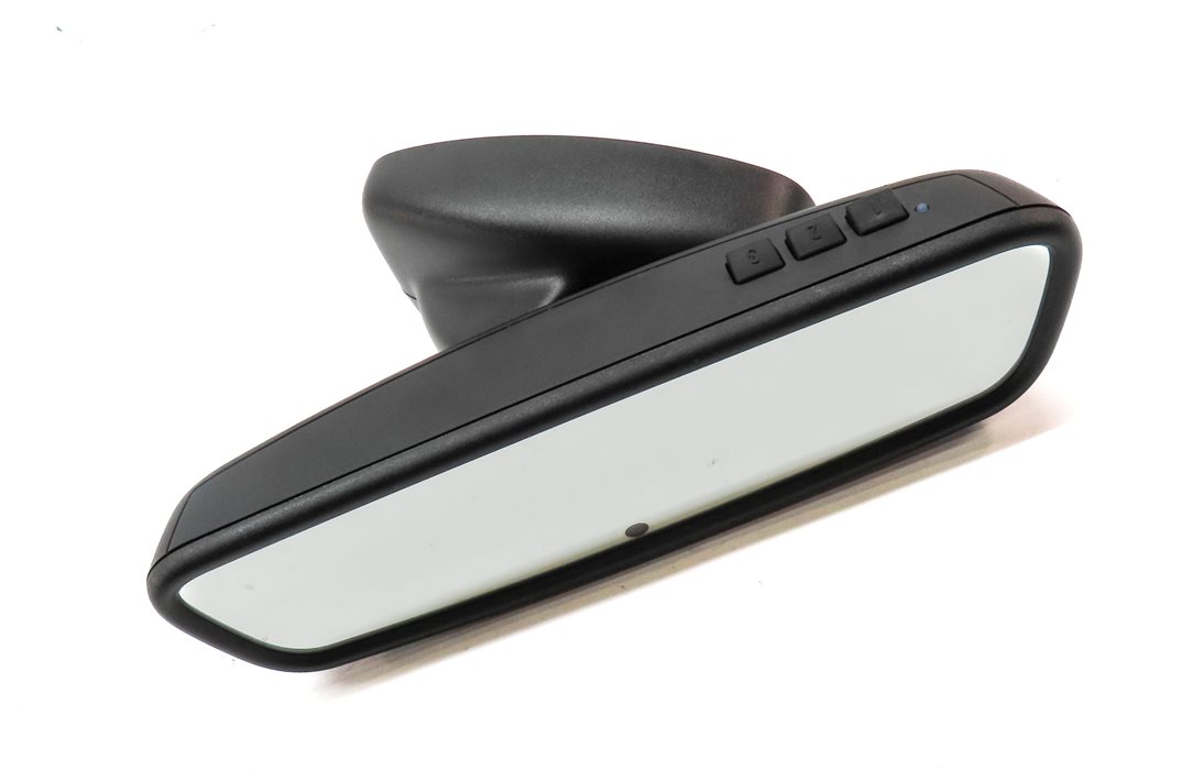 Thumbnail 3: 10-16 LAND ROVER LR4 INTERIOR REARVIEW MIRROR w/ HOMELINK GARAGE OPENER (BLACK)