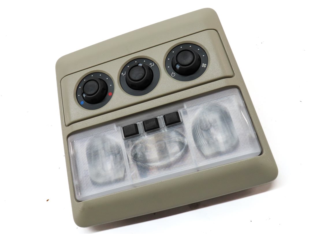 Thumbnail 3: 05-16 LAND ROVER LR3 LR4 REAR DOME LIGHT w/ HEATER TEMPERATURE CONTROL (TAN)