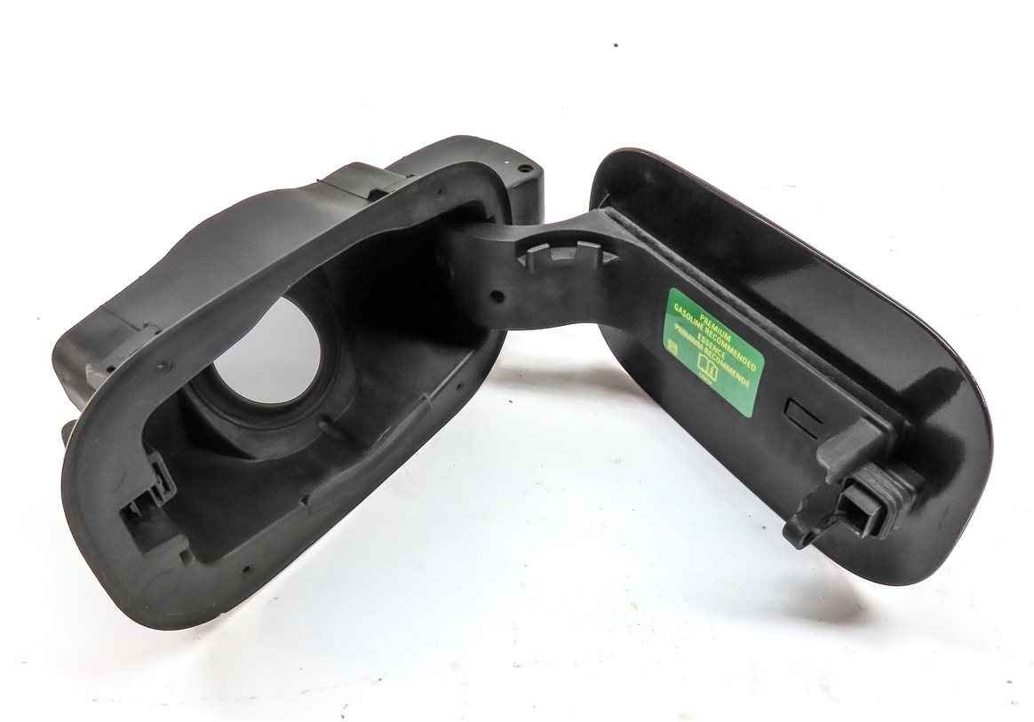 Thumbnail 7: 05-16 LR3 LR4 RANGE ROVER SPORT L320 FUEL TANK DOOR w/ HOUSING ASSEMBLY (BLACK)