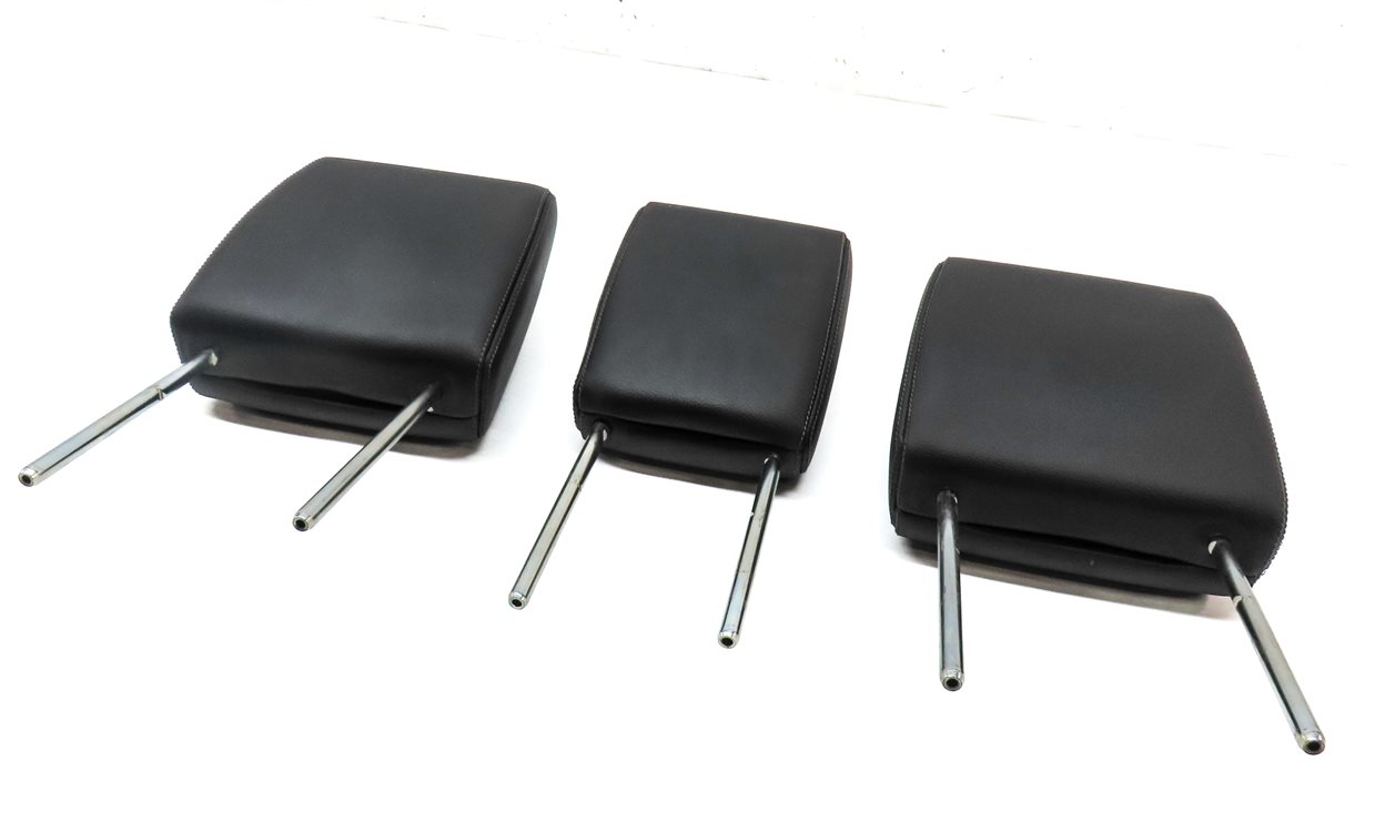 10-16 LAND ROVER LR4 L320 REAR 2ND ROW LEFT CENTER RIGHT HEADREST SET/3 (BLACK)