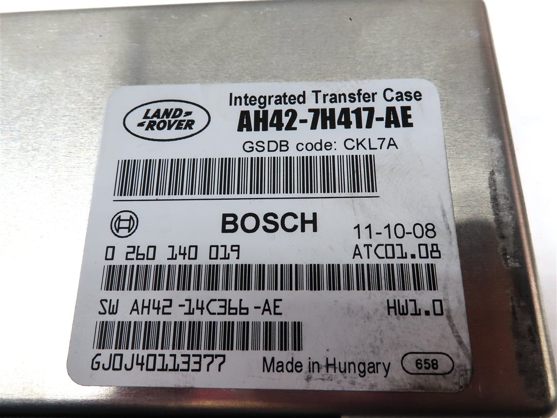 Thumbnail 4: 2010-2013 RANGE ROVER / SPORT LR4 (L320 L322) TRANSFER CASE CONTROL MODULE
